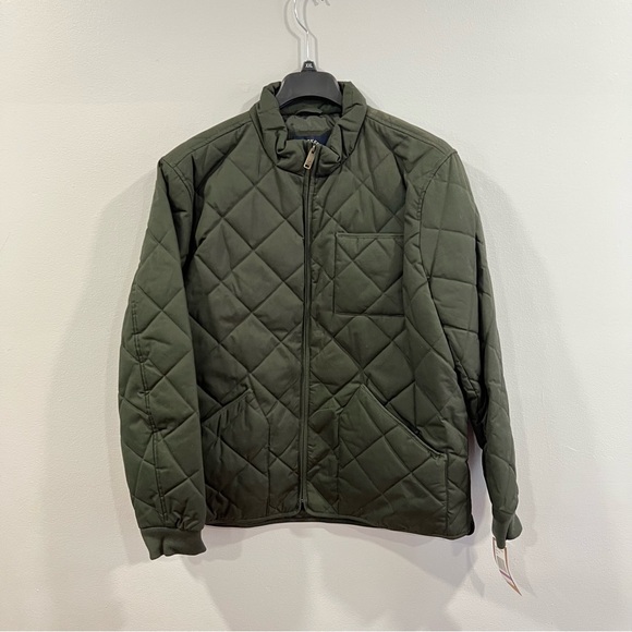 Dockers Jackets Coats Dockers Mens Olive Color Quilted